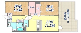 グランジェ東甲子園の物件間取画像